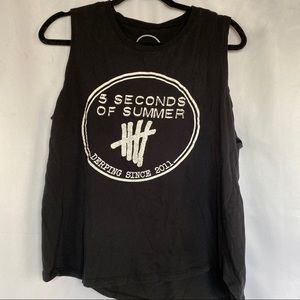 5SOS Logo Muscle Tee